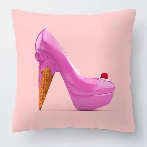 Retro Ice Cream Stiletto Pillow Cover